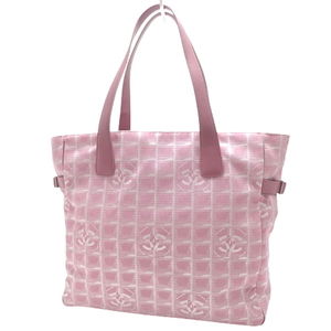 Chanel New Travel Line Tote Tgm Tote Bag Nylon Pink